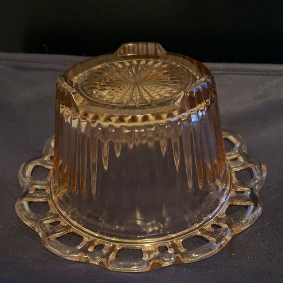 Vintage Old Colony Pink Depression glass Bowl - Picture 5 of 6